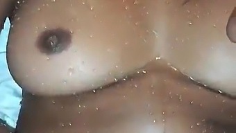 African-American Woman Ejaculates Profusely, Resulting In A Male Orgasm