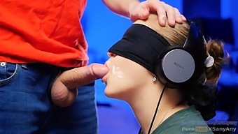Blindfolded Taste Test With A Sexy 18+ Brunette In Stunning 4k